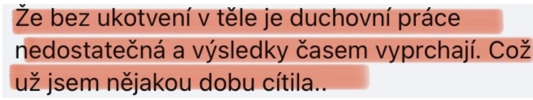 Zkušenost účastnice 3