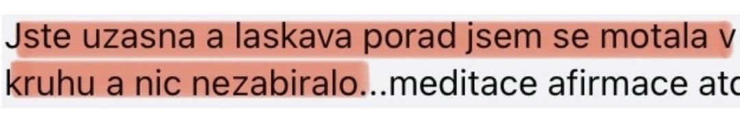 Zkušenost účastnice 4
