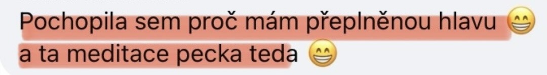 Zkušenost účastnice 5