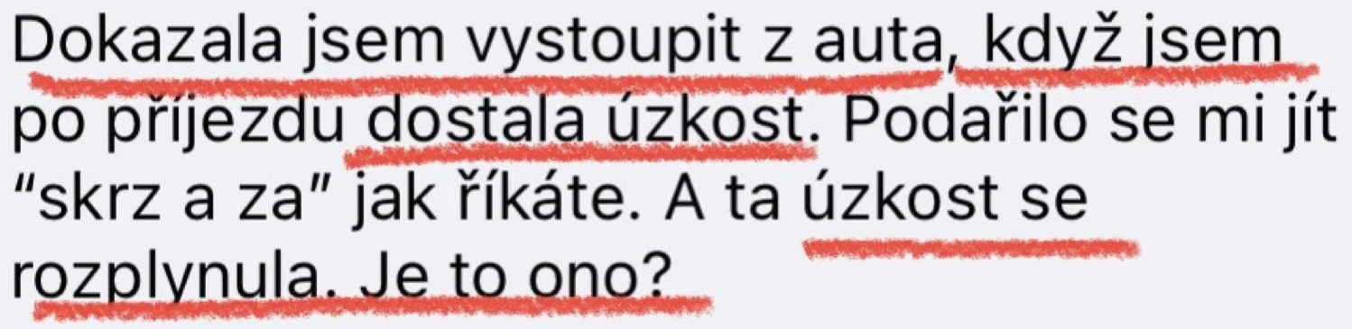 Zkušenost účastnice 7