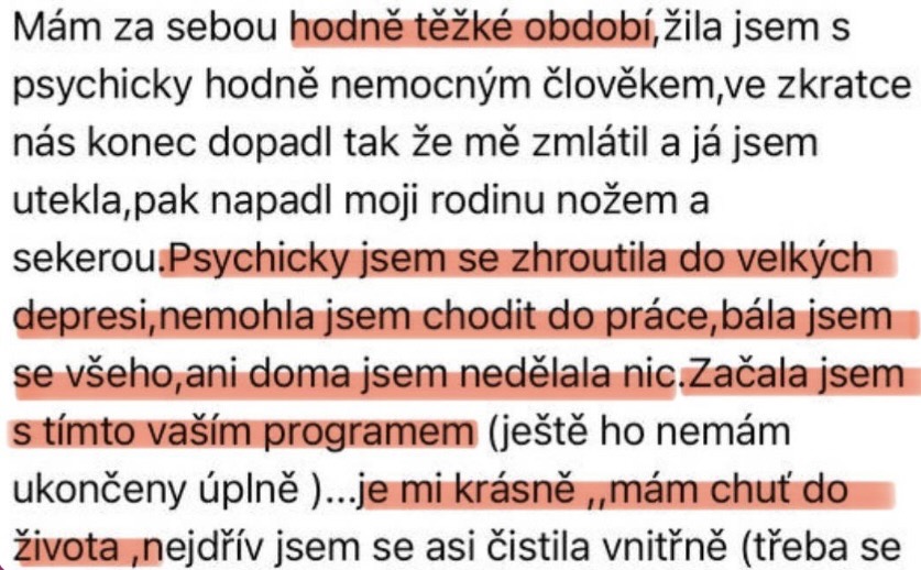 Zkušenost účastnice 11