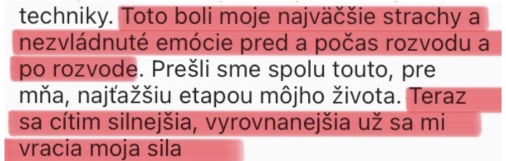 Zkušenost účastnice 16